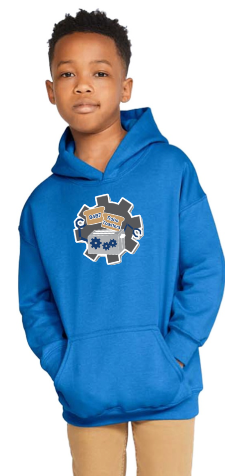 Robo Toasters Royal Blue Hoodie youth