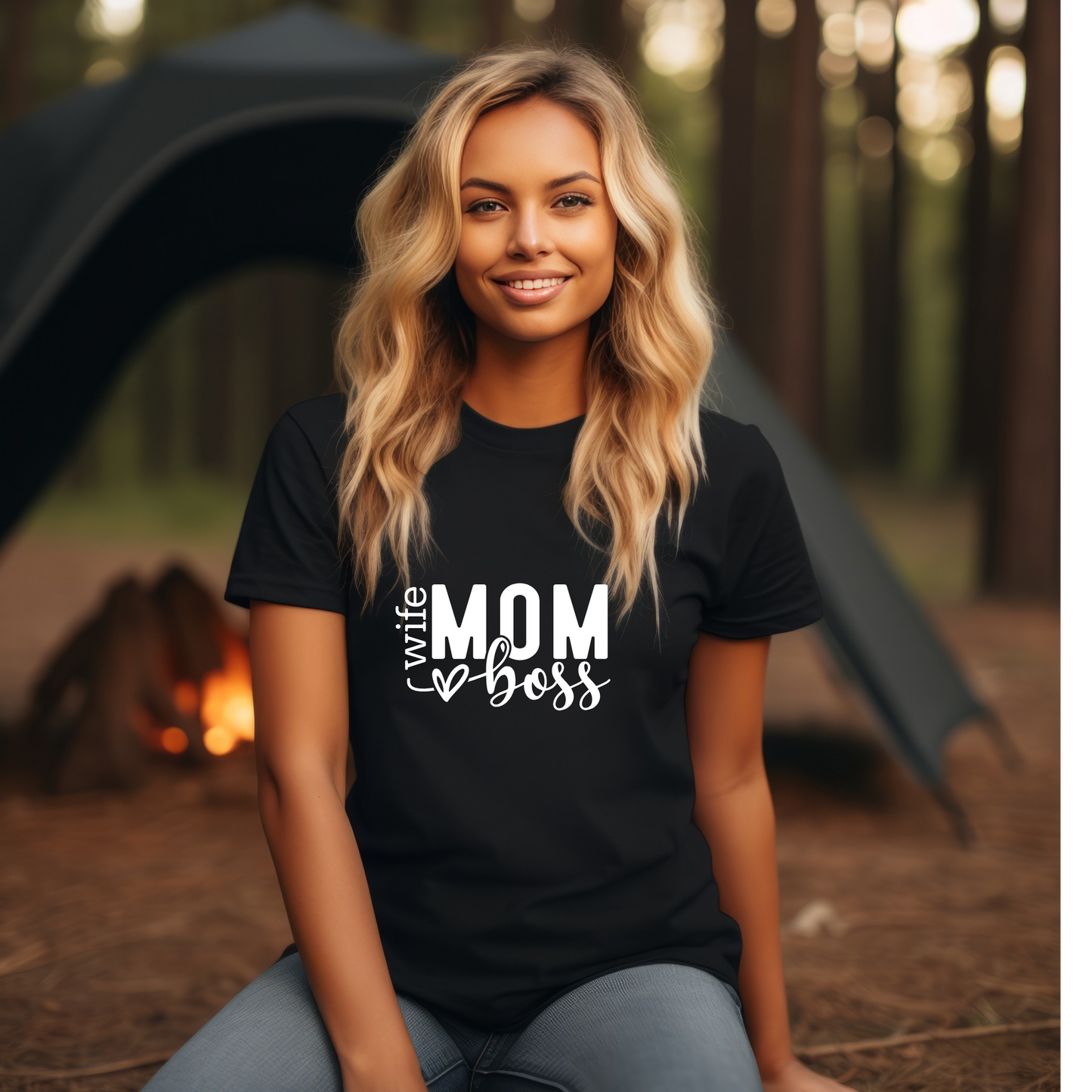 Wife. Mom. Boss. Tee