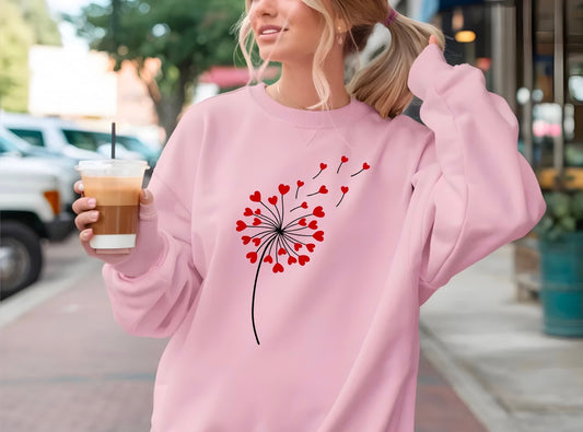 Heart Bloom Crewneck Sweatshirt