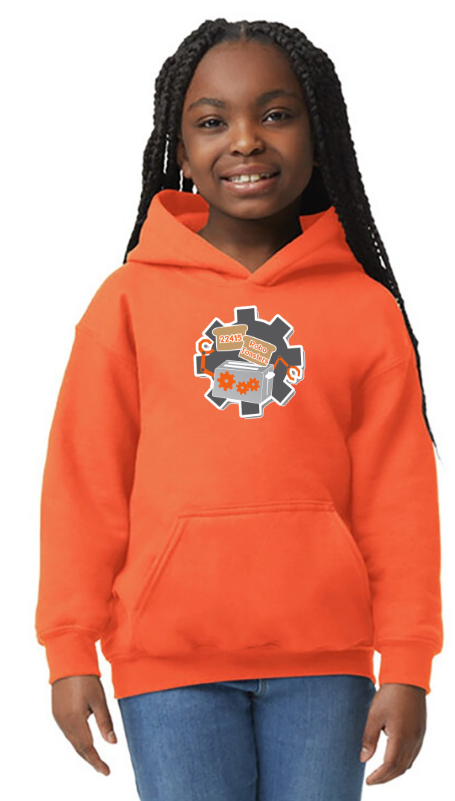 Robo Toaster Orange Hoodie youth